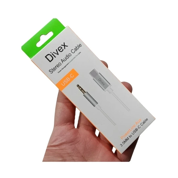 Type-C to 3.5mm Stereo Audio Aux Kablo 1m Beyaz DA-162 ürün görseli 1