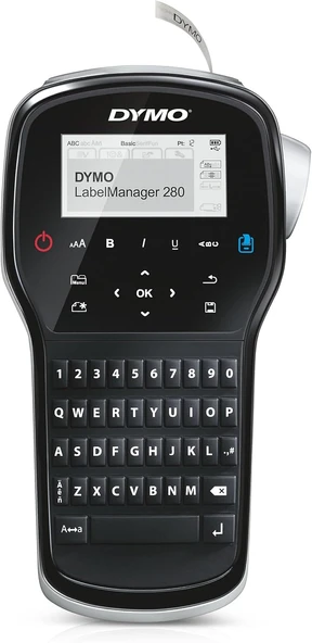 Dymo Label Manager 280P, Elde Taşınır Pc Bağlantılı Ve Şarj Edilebilir Etiketleme Makinesi (6/9/12 M ürün görseli 1