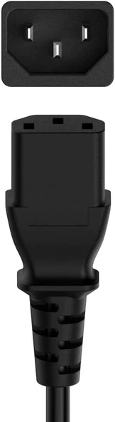 Güç Kablosu Pc Siyah 1.5M - Resim 3