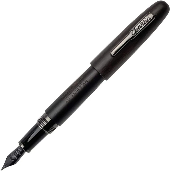Conklin All American Ebony Gunmetal Limited Edition Dolma Kalem F Uç ürün görseli 1