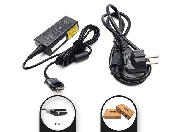 RETRO Dell 19.5V 1.54A 30W 40 Pin Tablet Adaptörü ürün görseli 1