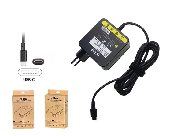 LENOVO Lenovo SA10K34710 65W USB-C TYPE-C  Adaptör  RETRO MARKA ürün görseli 1