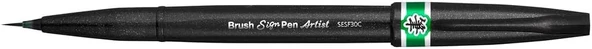 Pentel Sing Pen Brush İnce Uçlu Fırça Kalem Yeşi̇l ürün görseli 1