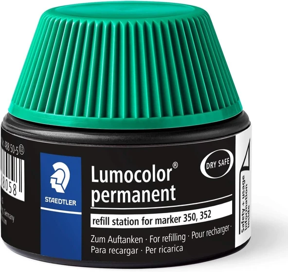 Staedtler 488 505 Lumocolor Permanent Markör Mürekkep Yeşil ürün görseli 1