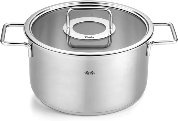 Fissler Pure Collection Cam Kapak Derin Tencere 24 Cm ürün görseli 1