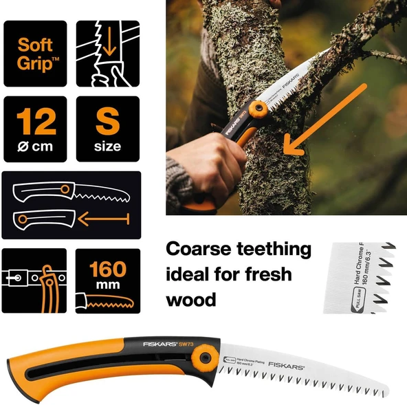 Fiskars 123870 Xtract Sw73 Budama Testeresi - Resim 2