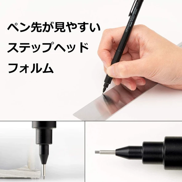 Pentel Tasarım Kurşun Kalem Graph Pro Için 0,7 Mm - Resim 4