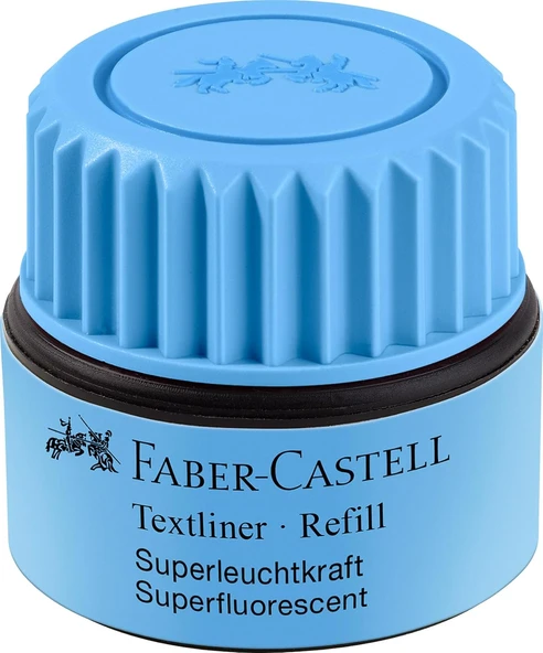 Faber-Castell Fosforlu Mürekkebi Mavi ürün görseli 1