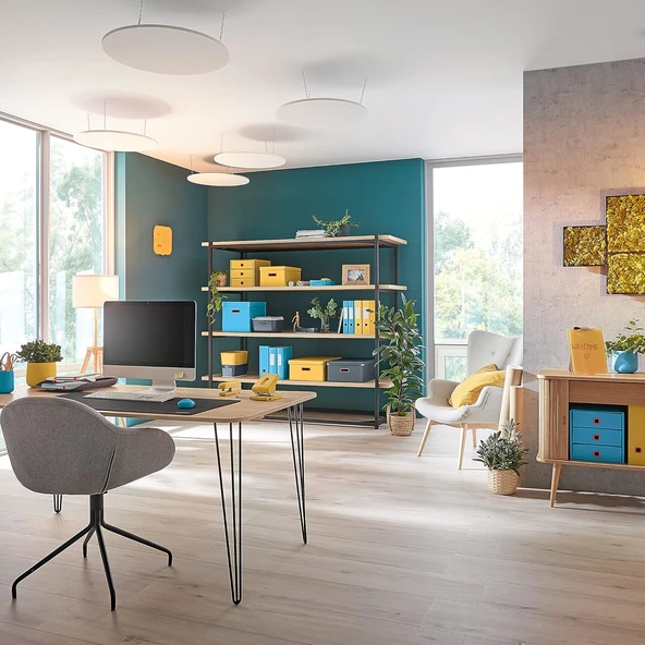 Leitz Cosy C&S Çekmeceli Evrak Rafı, Mavi - Resim 7