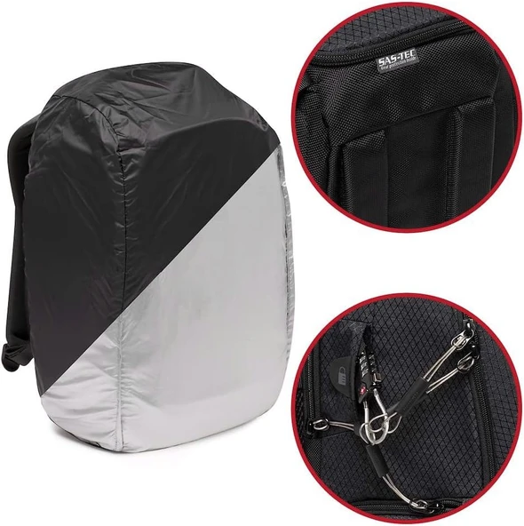 Manfrotto Pro Light Backloader M, Backpack For Mirrorless Cameras, Top And Rear Access, Double Tripo - Resim 4