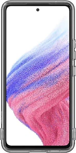 Samsung Galaxy A53 Şeffaf Kılıf - Siyah - Resim 3