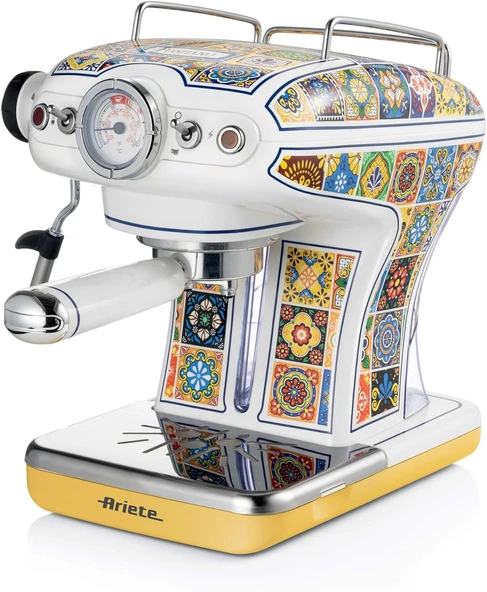 Ariete Positano Espresso Kahve Makinesi 1389/1P - Maxi Cappuccino Cihazı, Süt Köpürtme Başlığı, 850 ürün görseli 1