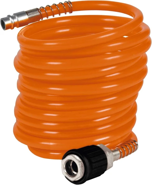 Orijinal Einhell Spiral Hortum 6 Mm, 4 M (Kompresör Aksesuarı, 4 Metre Uzunluk, 6 Mm Iç Çap, Pu Malz ürün görseli 1
