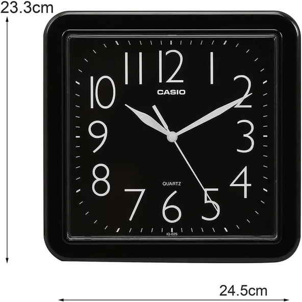 Casio Iq-06-1Df Duvar Saati, Siyah, Standart - Resim 2