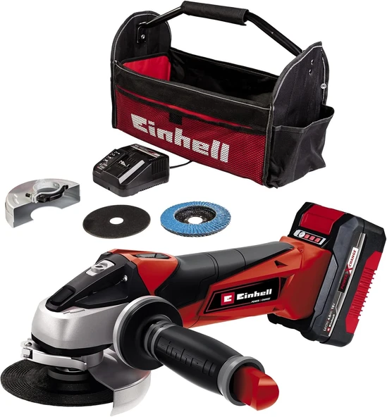Einhell Te-Ag 18/115 Li Kit (1X4,0 Ah), Akülü Avuç Taşlama ürün görseli 1