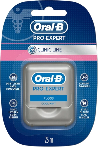 Oral-B Diş İpi Pro-Expert Clinic Line Hassas Dişler İçin 25 M ürün görseli 1