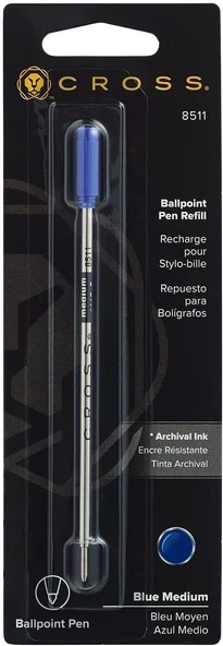Cross 8511D C1 Slim Tükenmez Refil Mavi Medium Uç ürün görseli 1