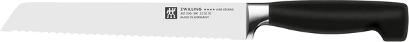 Zwilling Four Star Mutfak Bıçağı, Paslanmaz Çelik, Siyah ürün görseli 1