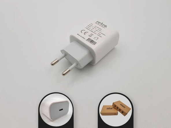 TYPE-C HIZLI TELEFON ŞARJ ADAPTÖRÜ ürün görseli 1