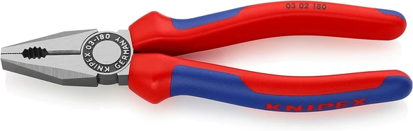Knipex Kombine Pense Siyah Attramentize, Çok Bileşenli Saplı 180 Mm 03 02 180 ürün görseli 1