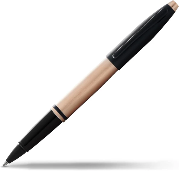 Cross Calais Rollerball (Hediye Kutusu Dahil) Pembe Altın/Siyah ürün görseli 1