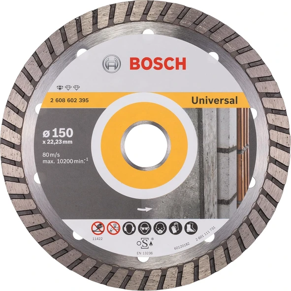 Bosch Professional Accessories Elmas Bıçak, 150 Mm, Gri ürün görseli 1