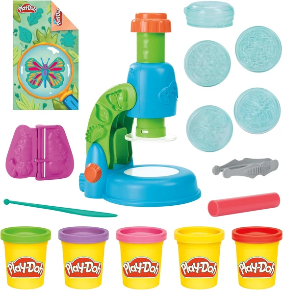 Play-Doh Light & Look Mikroskop Oyun Seti ürün görseli 1