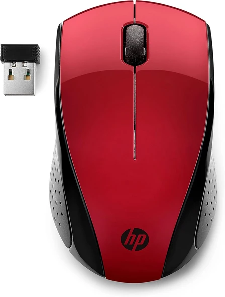 Hp 7Kx10Aa 220 Kablosuz Fare, Kırmızı ürün görseli 1