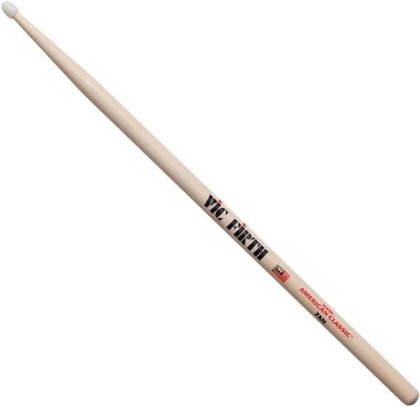 Vic Firth 7An American Hickory Naylon Uçlu Davul Çubuğu ürün görseli 1