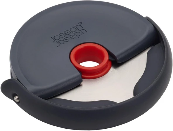 Joseph Joseph 20038 Disc Easy-Clean Pizza Diski, Gri/Kırmızı ürün görseli 1
