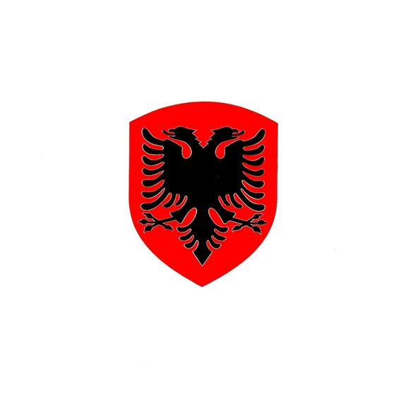 Arnavutluk Bayrağı Arma Sticker - Arnavutluk Bayrağı Arma ürün görseli 1