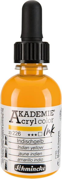 Schmincke Akademie Akrilik Mürekkep 50 Ml 226 Indian Yellow ürün görseli 1