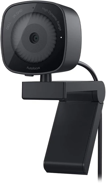 Dell Webcam Wb3023-2K Qhd/Fhd/Hd Çözünürlük, Sony Sensör, F2.0 Diyafram, Yüz Algılama, Gürültü Azalt ürün görseli 1