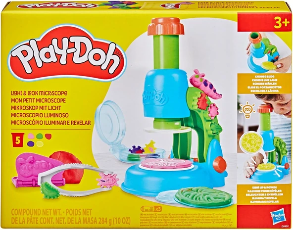 Play-Doh Light & Look Mikroskop Oyun Seti - Resim 2