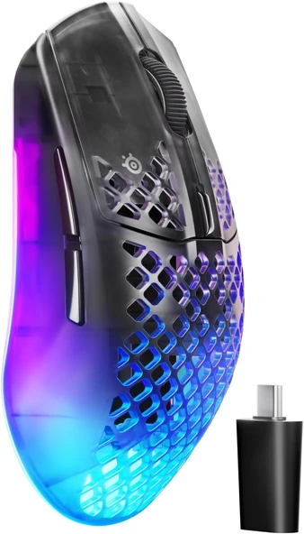 Steelseries Aerox 3 Wireless Gen 2 - Shadow 4K Kablosuz Gaming Mouse ürün görseli 1