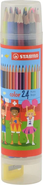 Stabilo Color - Kuru Boya Kalemi - 24'Lü Plastik Tüp ürün görseli 1