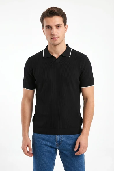 Erkek Spor Polo Yaka Triko Tişört BGL-ST05374 ürün görseli 1