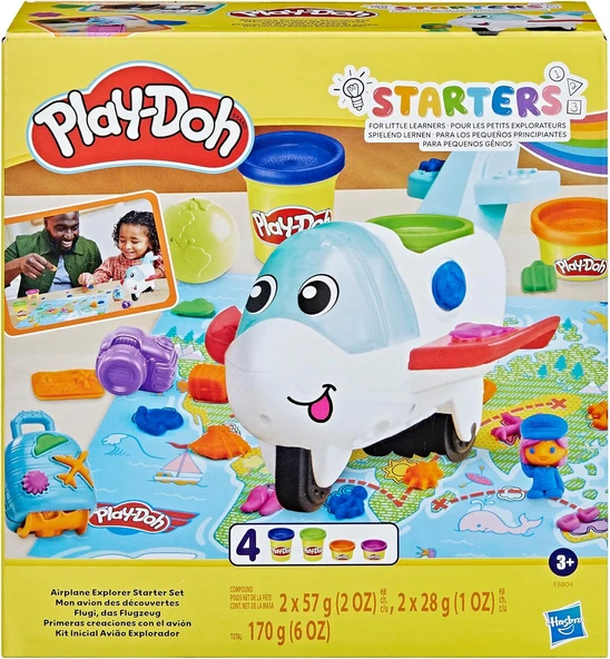 Hasbro Play-Doh Uçak Kaşifi Başlangıç Oyun Seti - Resim 2
