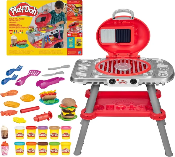Play-Doh Cızırdayan Izgara Oyuncağı Oyun Seti ürün görseli 1