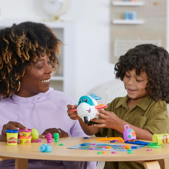 Hasbro Play-Doh Uçak Kaşifi Başlangıç Oyun Seti - Resim 7