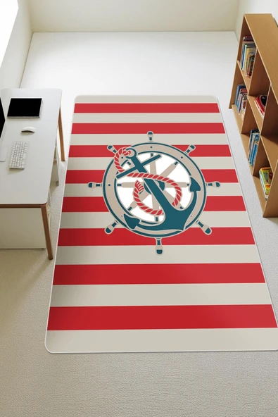 Modern Desenli Dijital Baskı Kaymaz Taban Çocuk ve Genç Odası Halısı H0747 RENKLİ 160 X 230 ürün görseli 1