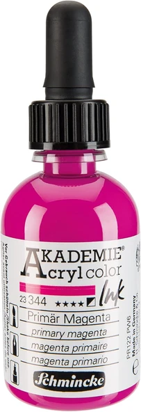 Schmincke Akademie Akrilik Mürekkep 50 Ml 344 Primary Magenta ürün görseli 1