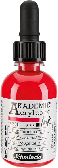 Schmincke Akademie Akrilik Mürekkep 50 Ml 335 Cadmium Red Hue ürün görseli 1