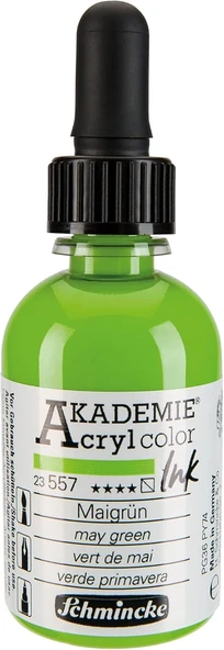 Schmincke Akademie Akrilik Mürekkep 50 Ml 557 May Green ürün görseli 1