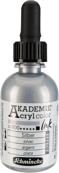 Schmincke Akademi Akrilik Mürekkep 50 Ml 800 Silver ürün görseli 1