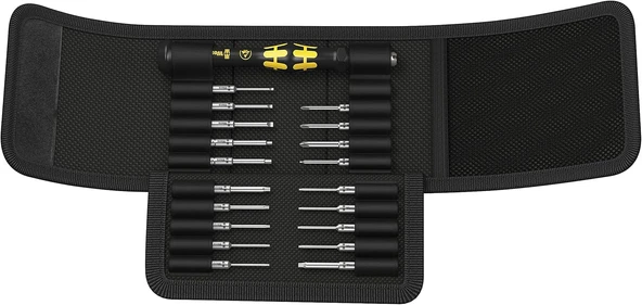 Wera Tornavida Seti Kraftform Kompakt Mikro Set Esd20 Sb, 20 Parça, Uç Seti, Tornavida, Epa, 0507367 ürün görseli 1