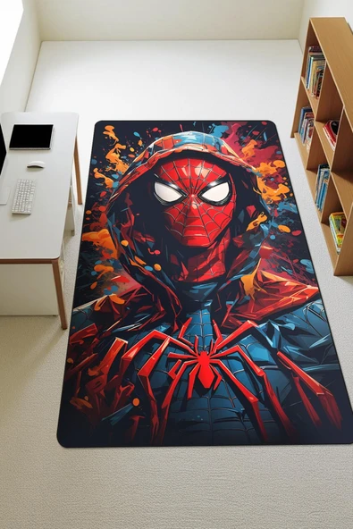 Modern Desenli Dijital Baskı Kaymaz Taban Çocuk ve Genç Odası Halısı H0865 RENKLİ 100 X 300 ürün görseli 1