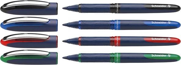 Schneider One Business Konik Uçlu Roller Kalem, 0,6 Mm, 4 Adet ürün görseli 1