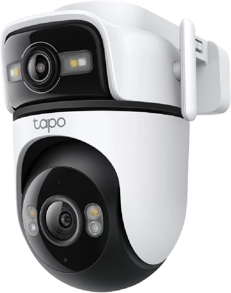 Tp-Link Tapo C545D | 2K Çift Lensli Dış Mekan Güvenlik Kamerası | 165° Geniş Açı + Telefoto Lens | I ürün görseli 1