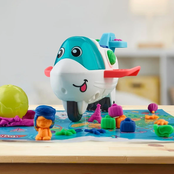 Hasbro Play-Doh Uçak Kaşifi Başlangıç Oyun Seti - Resim 4